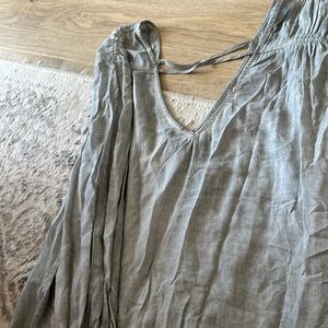 Young Fabulous and Broke long sleeve rayon shirt